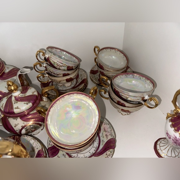 Antique Porcelain large China Set from the USSR Volkstedt - Picture 15 of 16